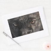 GREY WOLF EYES Wildlife Supporter Stickers (Envelop)