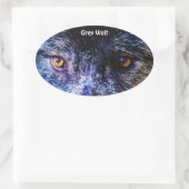 GREY WOLF EYES Wildlife Supporter Stickers (Tas)