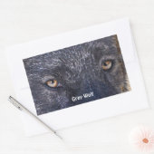 GREY WOLF EYES Wildlife Supporter Stickers (Envelop)