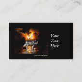 Grey Wolf & Forest Fire Visitekaartje (Achterkant)