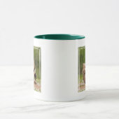 Grey Wolf Pups Worstelen Mok (Midden)