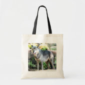 Grey Wolf Standing Alone Tote Bag (Voorkant)