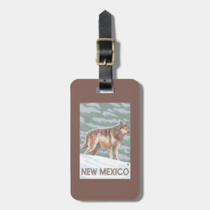 Grey Wolf StandingNew Mexico Bagagelabel