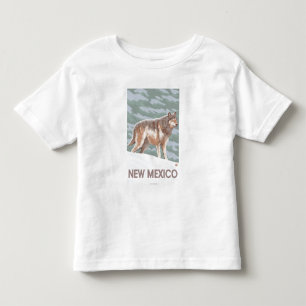 Grey Wolf StandingNew Mexico Kinder Shirts