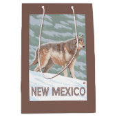 Grey Wolf StandingNew Mexico Medium Cadeauzakje (Voorkant)
