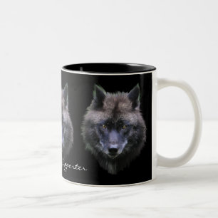 GREY WOLF SUPPORTER Wildlife Gift Mok