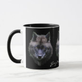 GREY WOLF SUPPORTER Wildlife Gift Mok (Links)