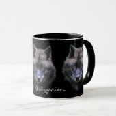 GREY WOLF SUPPORTER Wildlife Gift Mok (Voorkant rechts)
