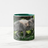 GREY WOLF Supporter Wildlife Gift Mok (Center)