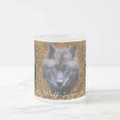 GREY WOLF SUPPORTER Wildlife Gift Mok (Center)