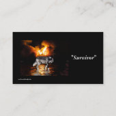 Grey Wolf Visitekaartje (Achterkant)