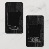 Grey Wood Creative Consultant Manager Visitekaartje (Voorkant / Achterkant)