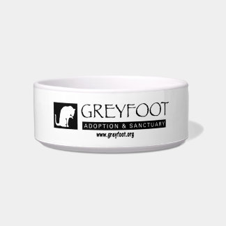 Greyfoot Cat Rescue Logo Pet Bowl Voerbakje
