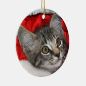 Greyfoot Cat Rescue Silver Grey Tabby Ornament (Rechts)