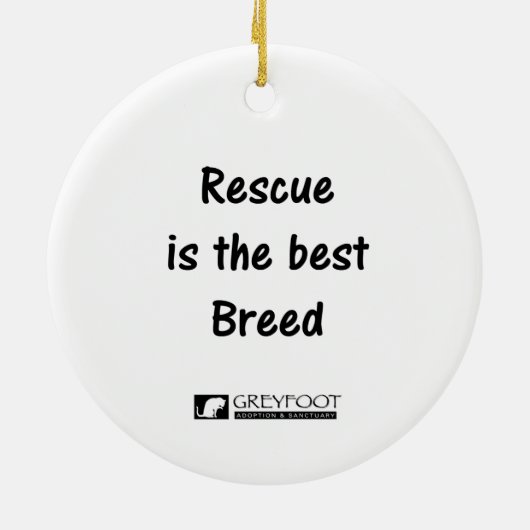 Greyfoot Cat Rescue Silver Grey Tabby Ornament (Achterkant)