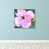 greyforaday Pink Floral Print (Insitu (Houten vloer))