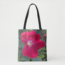 greyforaday Red Floral Tas