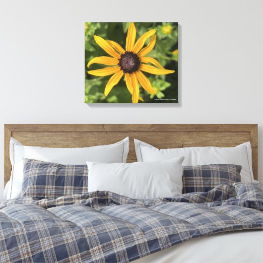 greyforaday Yellow Floral Print (Insitu (Slaapkamer))