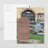 Greyfriars Bobby, Edinburgh Briefkaart (Voorkant / Achterkant)