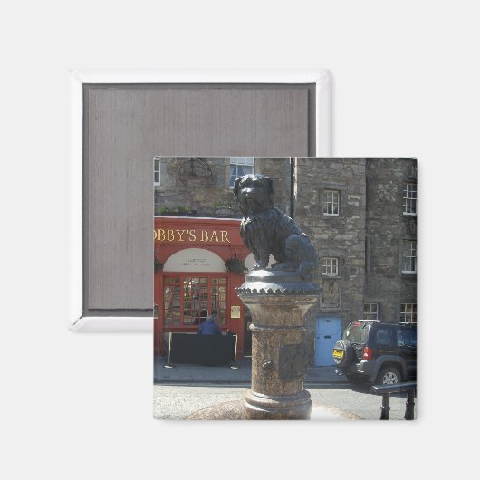 Greyfriars Bobby Edinburgh Magneet (Voorkant / Achterkant)