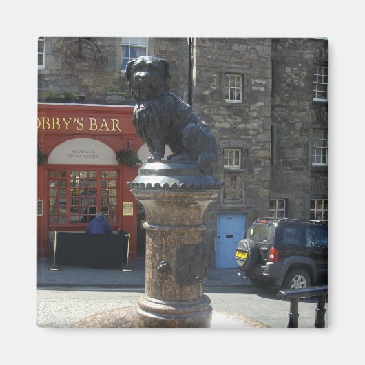 Greyfriars Bobby Edinburgh Magneet (Voorkant)