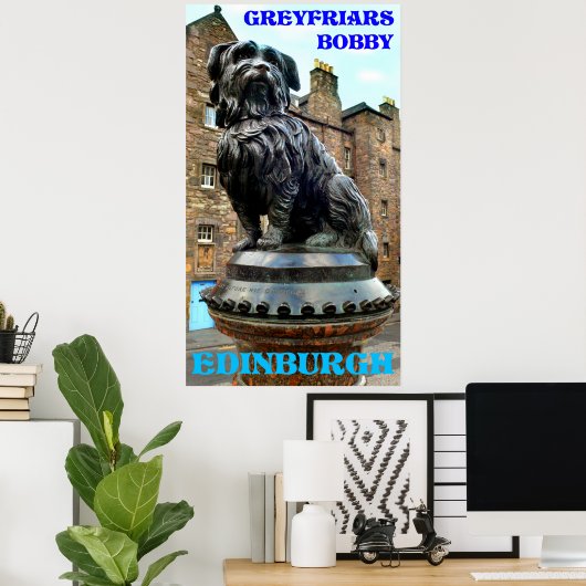greyfriars bobby edinburgh poster (Thuiskantoor)
