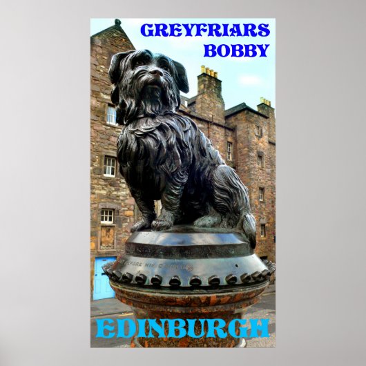 greyfriars bobby edinburgh poster (Voorkant)