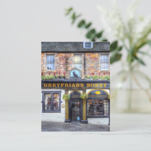 Greyfriars Bobby Pub Edinburgh Briefkaart (Staand voorkant)