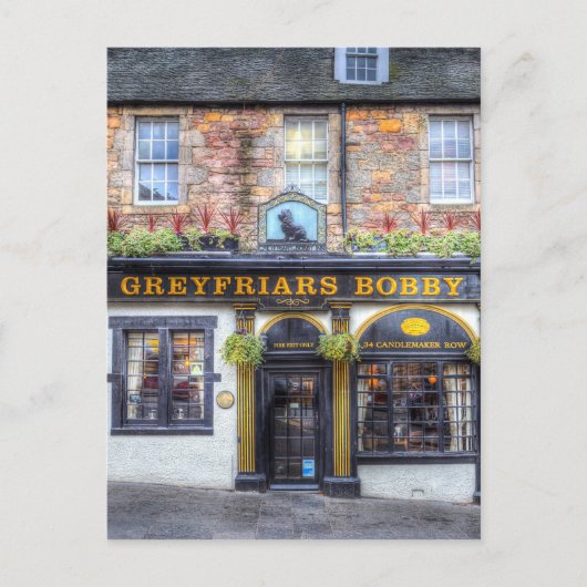 Greyfriars Bobby Pub Edinburgh Briefkaart (Voorkant)