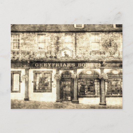 Greyfriars Bobby Pub Edinburgh  Briefkaart (Voorkant)