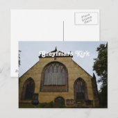 Greyfriars Kirk Briefkaart (Voorkant / Achterkant)