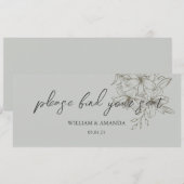 GreyGarden Delights Stoelindeling Header Grijs Kaart (Voorkant / Achterkant)