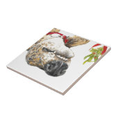 Greyhondroken onder de maretak tegeltje (Zijkant)