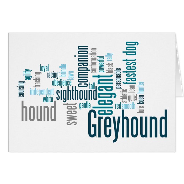Greyhound (Voorkant Horizontaal)