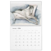 Greyhound 2021 Dog Art Calendar Kalender (Jan 2026)