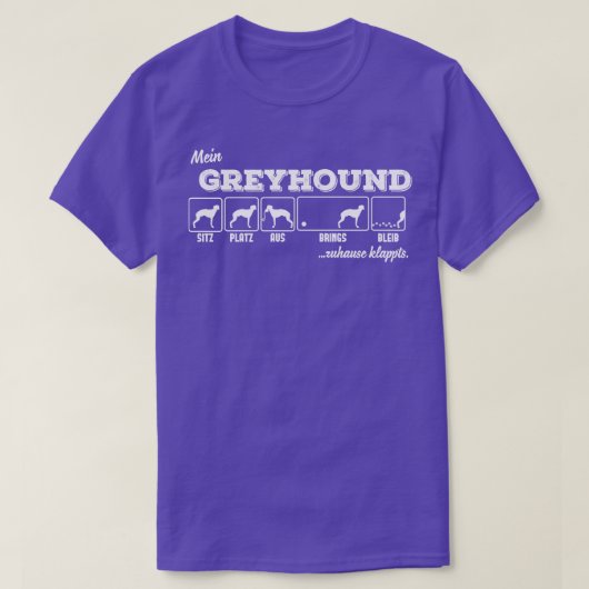 Greyhound 2 t-shirt (Design voorkant)