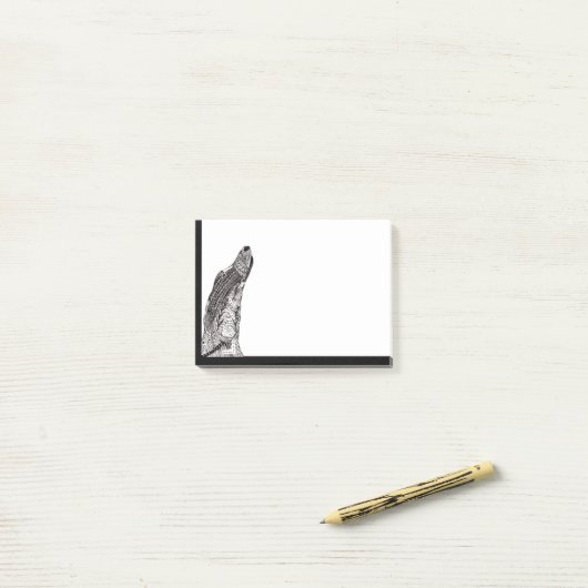 Greyhound (a222) post-it® notes (Op bureau)