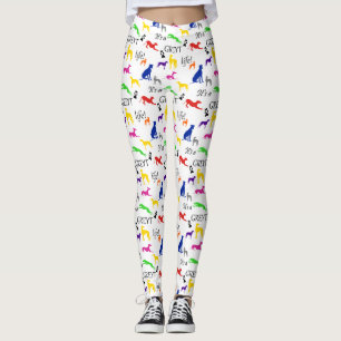 Greyhound a Greych Life Quote  Leggings