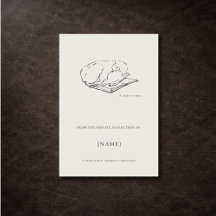 Greyhound- Aangepaste Ex libris boekplaat