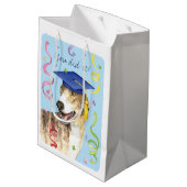 Greyhound Afstuderen Medium Cadeauzakje (Achterkant Gekanteld)