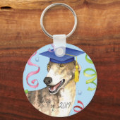 Greyhound Afstuderen Sleutelhanger (Voorkant)