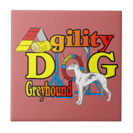 Greyhound Agility Tegeltje