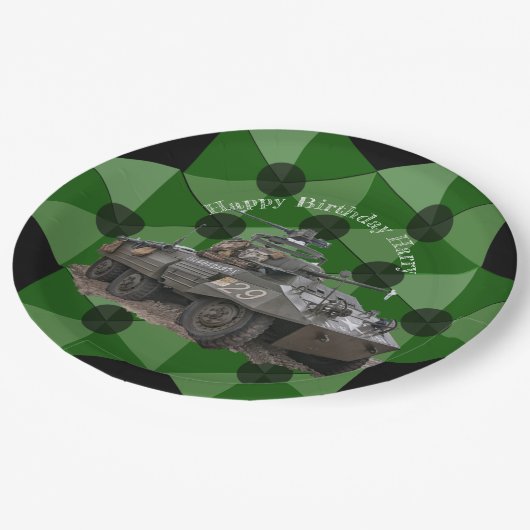 Greyhound APC Papieren Bordje (Gekanteld)