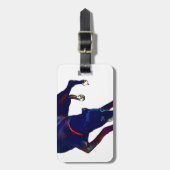 Greyhound Art Bagagelabel (Voorkant verticaal)