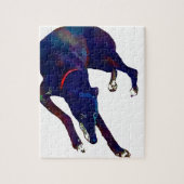 Greyhound Art Legpuzzel (Verticaal)