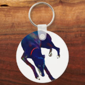 Greyhound Art Sleutelhanger (Voorkant)