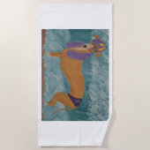 Greyhound at the Beach Strandlaken (Voorkant)