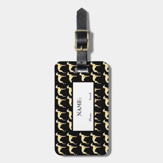 Greyhound Bagagelabel (Voorkant verticaal)