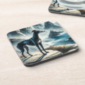 Greyhound Bier Onderzetter (Linkerzijde)