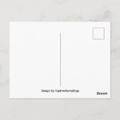 Greyhound bij volle maan briefkaart (Achterkant)